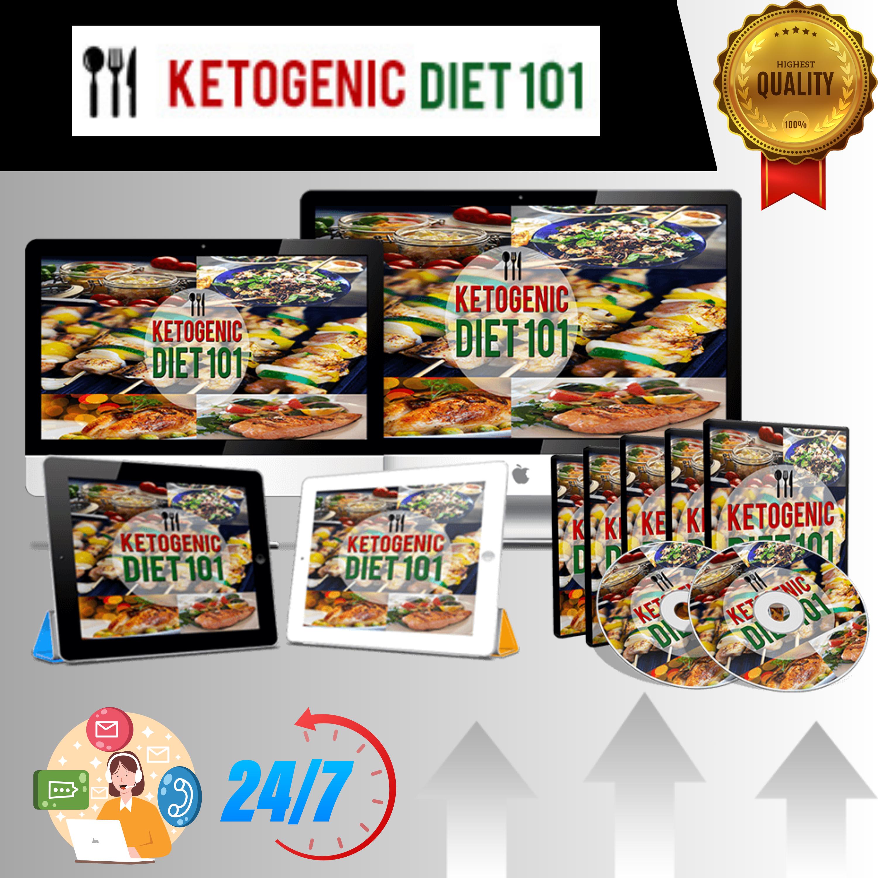 Keto Diet 101 Canva Landing Page: Sales Funnel Template (Digital Download)