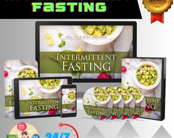 Intermittent Fasting Course: Video, Audio, PDF Guide + Canva Template (Digital Download