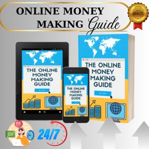 Online Money Making Guide: PLR eBook, Course & Canva Sales Page