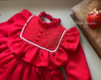 Retro Red Christmas Dress
