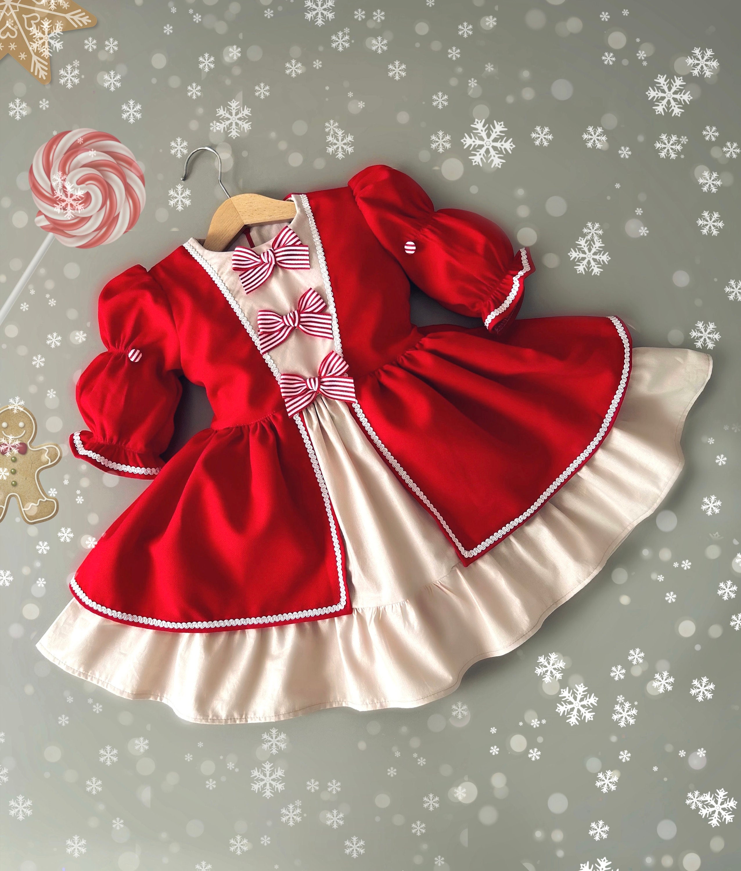 Smocked Dress Christmas 6 9 Months - Etsy