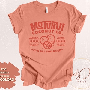 Motunui Coconut Co Shirt, WDW Trip, Moana Shirt, Motunui Coconut Shirt, WDW Family Vacation Tee