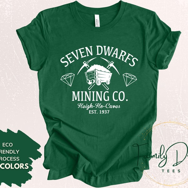 Seven Dwarfs Mining Shirt, WDW Matching, Seven Dwarfs mine train shirt, WDW, Snow White Shirt, Disney World Shirts