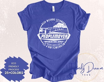 Peoplemover Shirt, Disney People Mover Tee, Disney TTA shirt, Peoplemover TTA Shirt, Disney Shirt for Woman, Tomorrowland Transit, Epcot