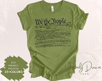 We The People Constitution Shirt, Labor Day Shirt, American History 1776 Independence Day Shirt, Patriotic Shirt, We The People Women's Tee