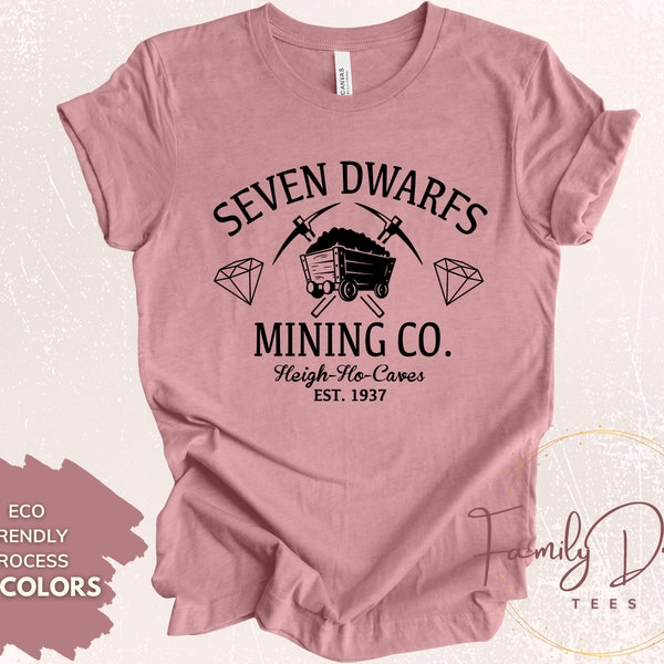 Seven Dwarfs Mining Shirt, WDW Matching, Seven Dwarfs mine train shirt, WDW, Snow White Shirt, Disney World Shirts