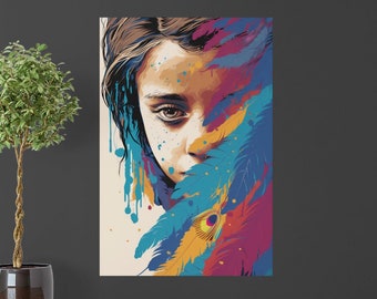 Poster Druck, Wandbild (ohne Rahmen), Wand Kunst von Yazidi Design