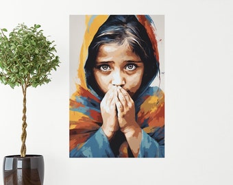 Poster Druck, Wandbild (ohne Rahmen), Wand Kunst von Yazidi Design