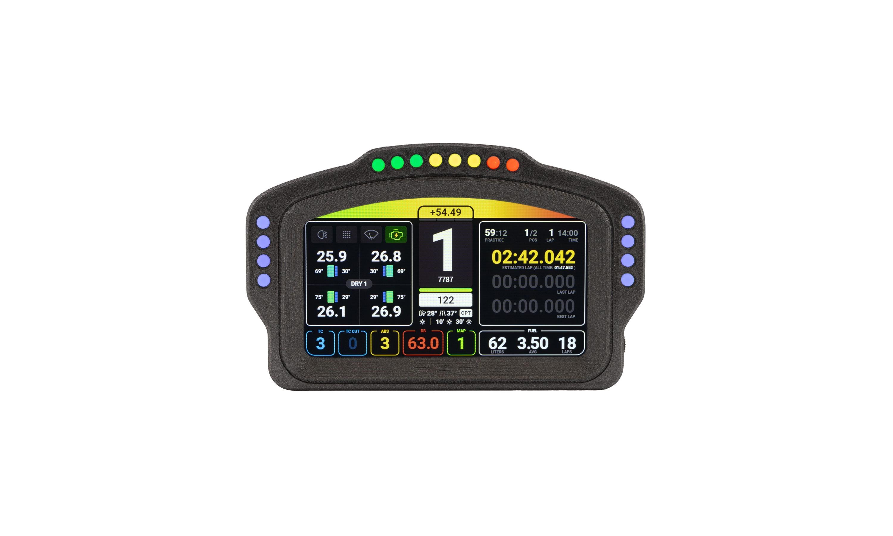 Sim Racing Dashboard Ddu Touchscreen Display Leds RPM Simhub, PSR
