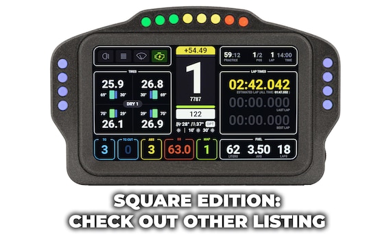 Sim Racing Dashboard Ddu Touchscreen Display Leds RPM Simhub, PSR