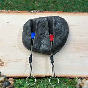 Rock Climbing Key Holder (2 Keys)  - Premium Quality Handmade Climber Gift (Keychains Included)