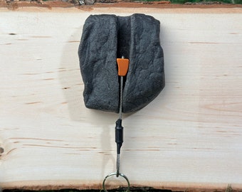 Rock Climbing Key Holder (1 Key)  - Premium Quality Handmade Climber Gift (Keychain Included)