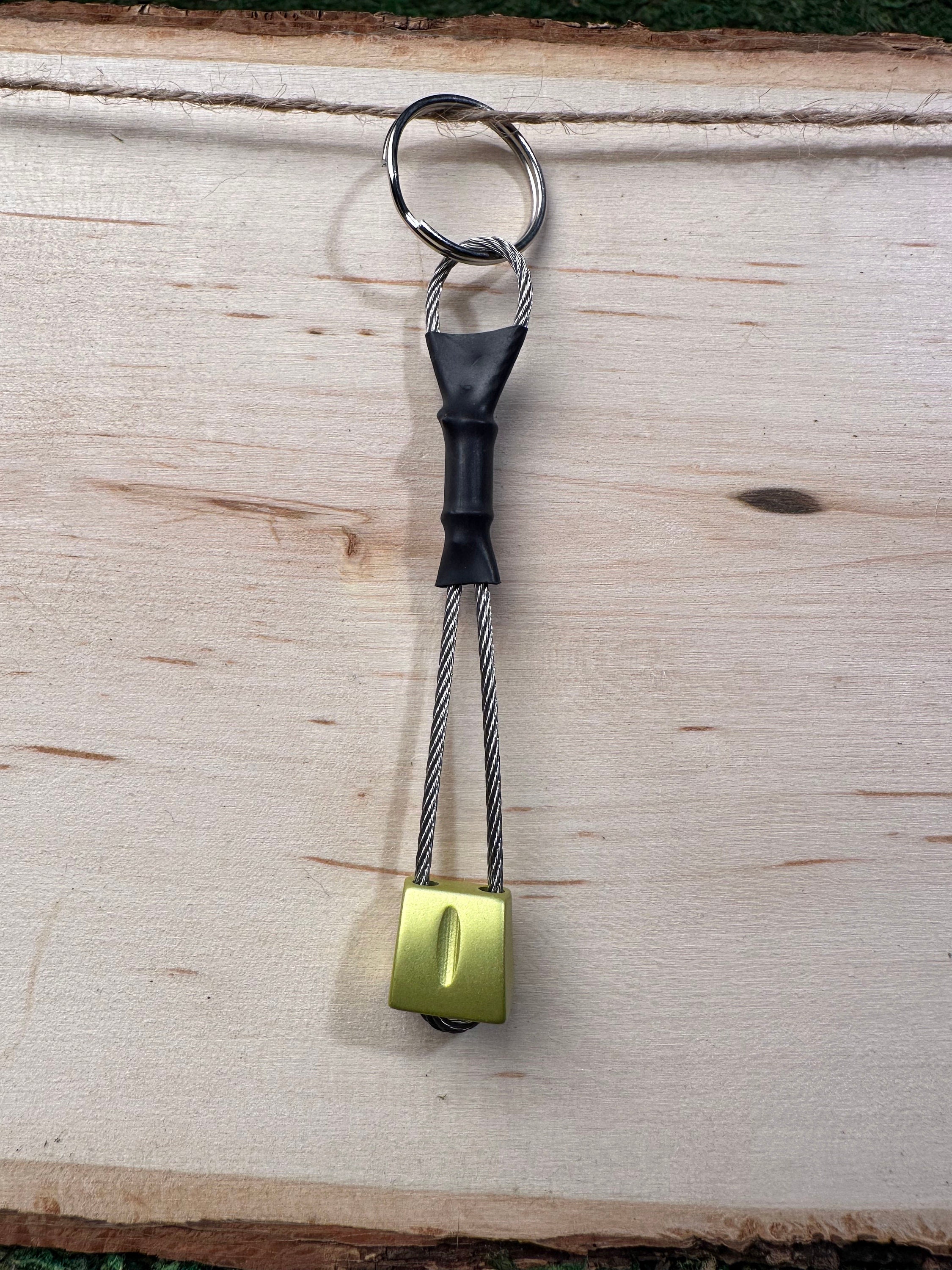 Rock Climbing Stopper Nut Keychain - Premium Quality Climber Gift