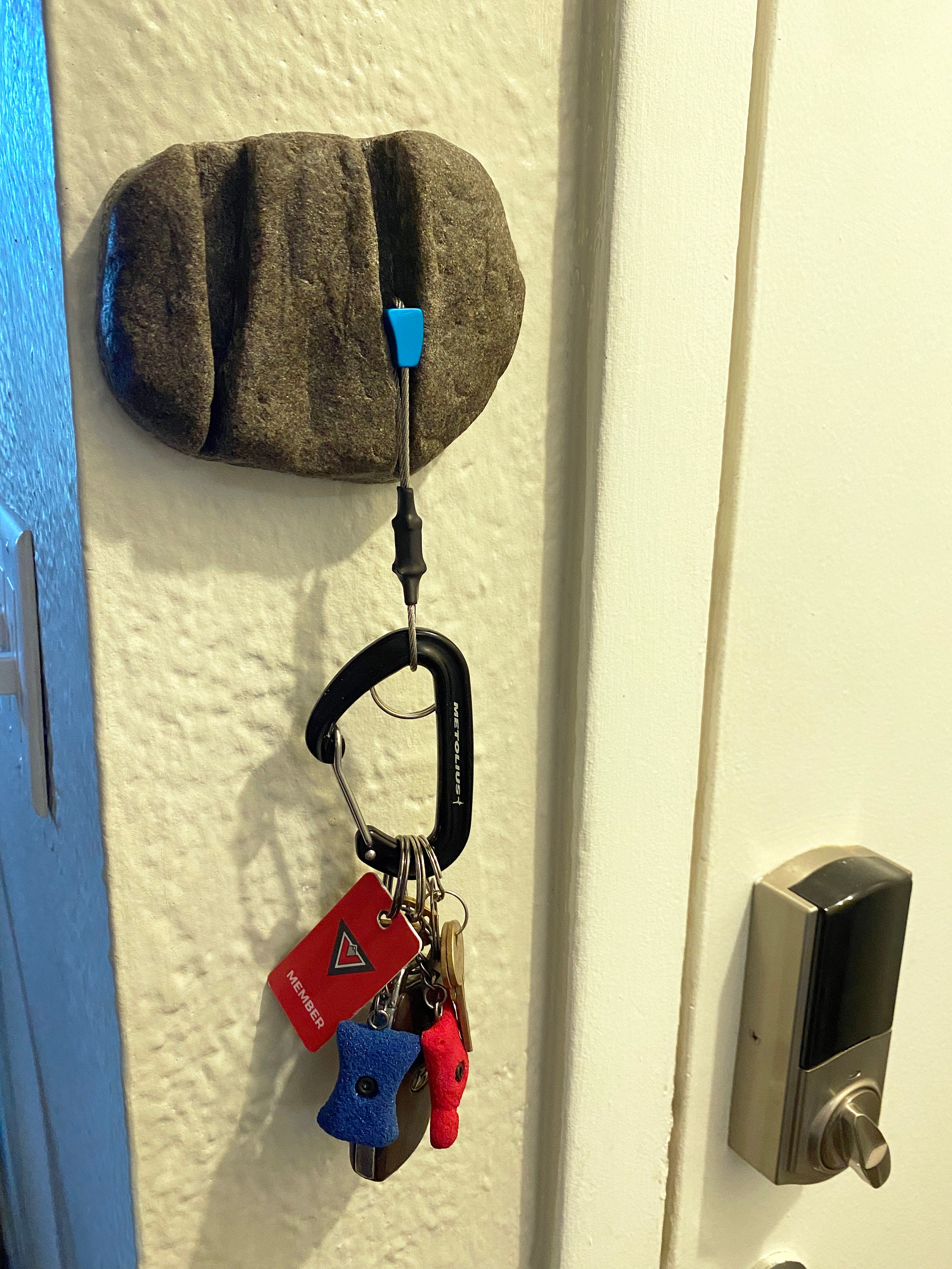 Rock Climbing Stopper Nut Keychain - Premium Quality Climber Gift