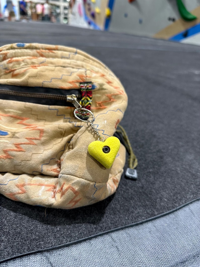 Rock Climbing Hold Keychain - Colorful Climber Gift image 4