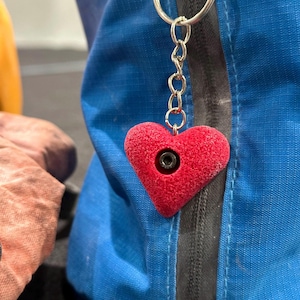 Rock Climbing Hold Keychain - Colorful Climber Gift image 2