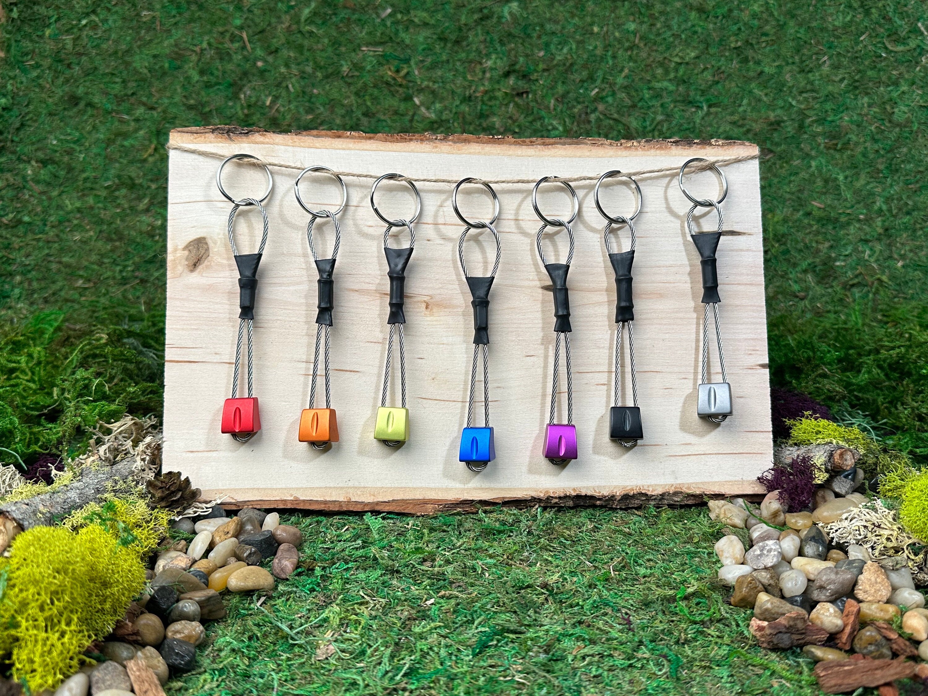 Rock Climbing Stopper Nut Keychain - Premium Quality Climber Gift