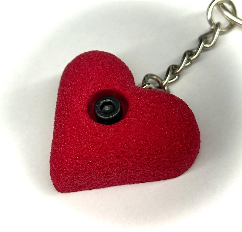 Rock Climbing Hold Keychain - Colorful Climber Gift image 7