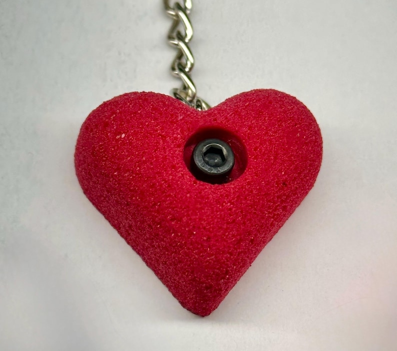 Rock Climbing Hold Keychain - Colorful Climber Gift image 6