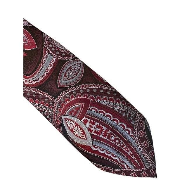 Vintage Red Paisley Tie - Etsy display picture 1