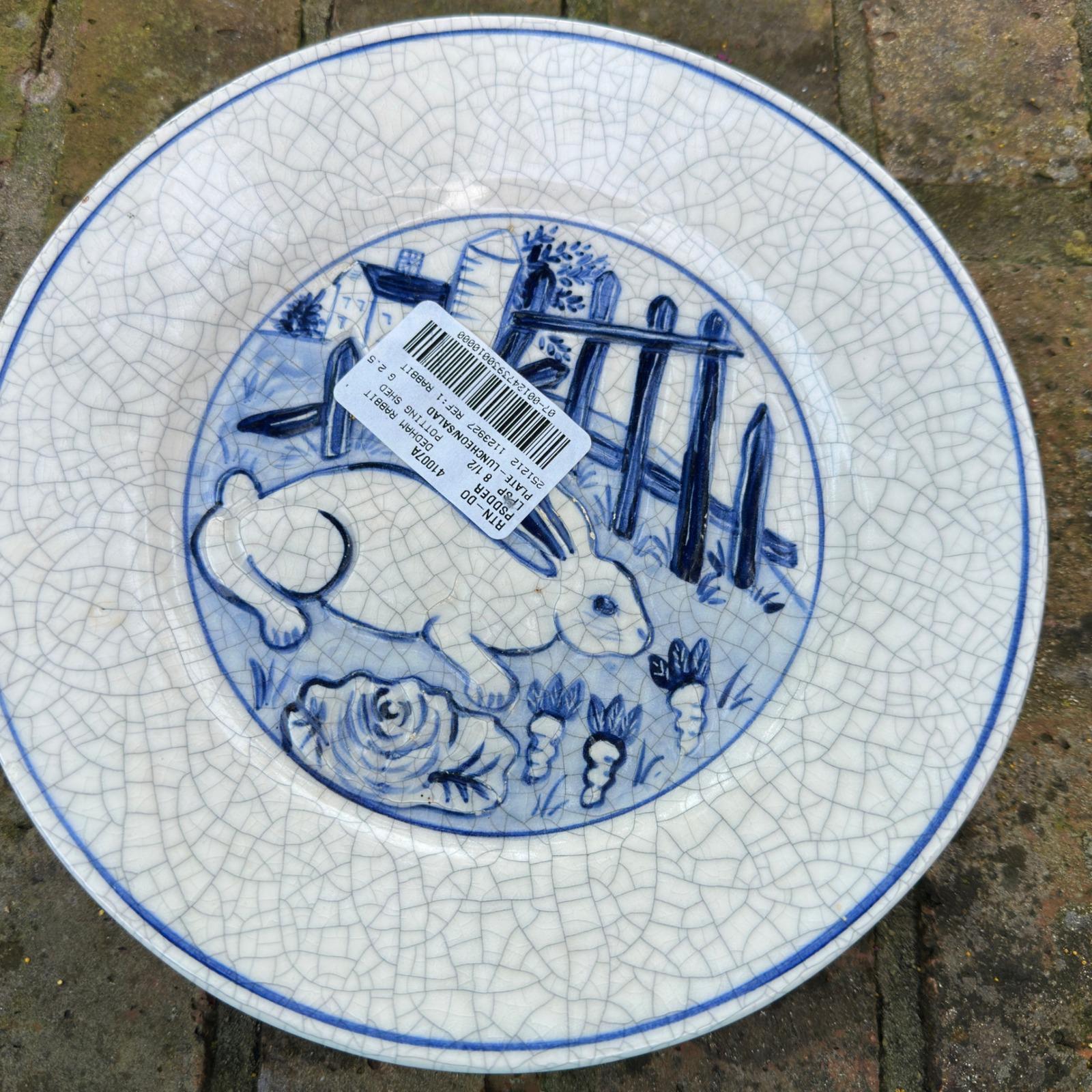 The Potting Shed Dedham Pottery Bunny Rabbit - Etsy