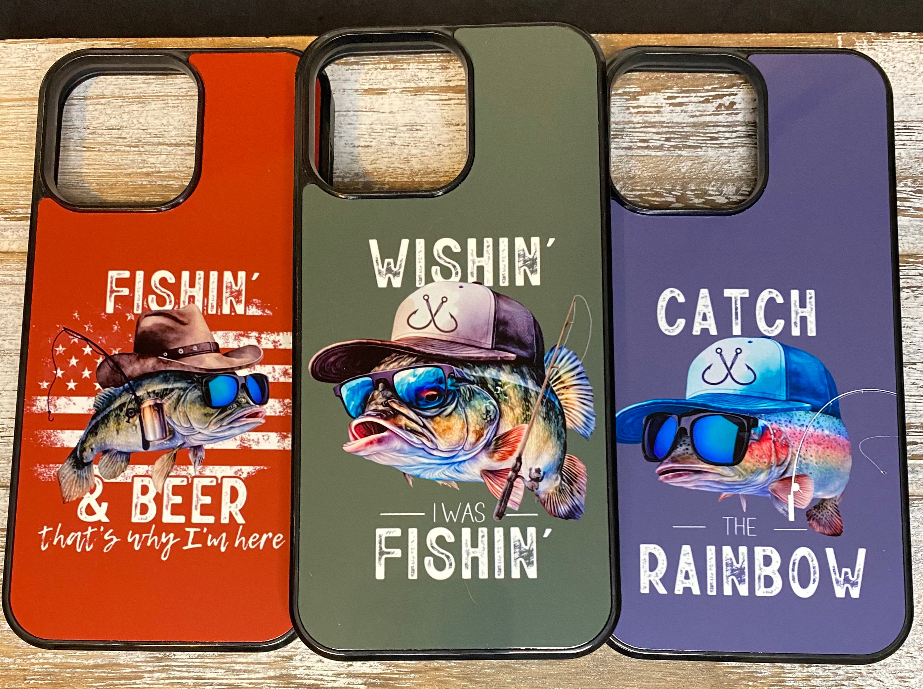  iPhone 12/12 Pro Fisherman Men Humor Fishing Bass Fish Funny  Case : Cell Phones & Accessories