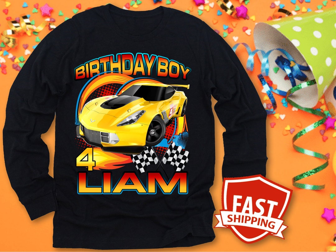 Racing Cars Birthday Shirt, Birthday Shirt, Family Matching Shirt