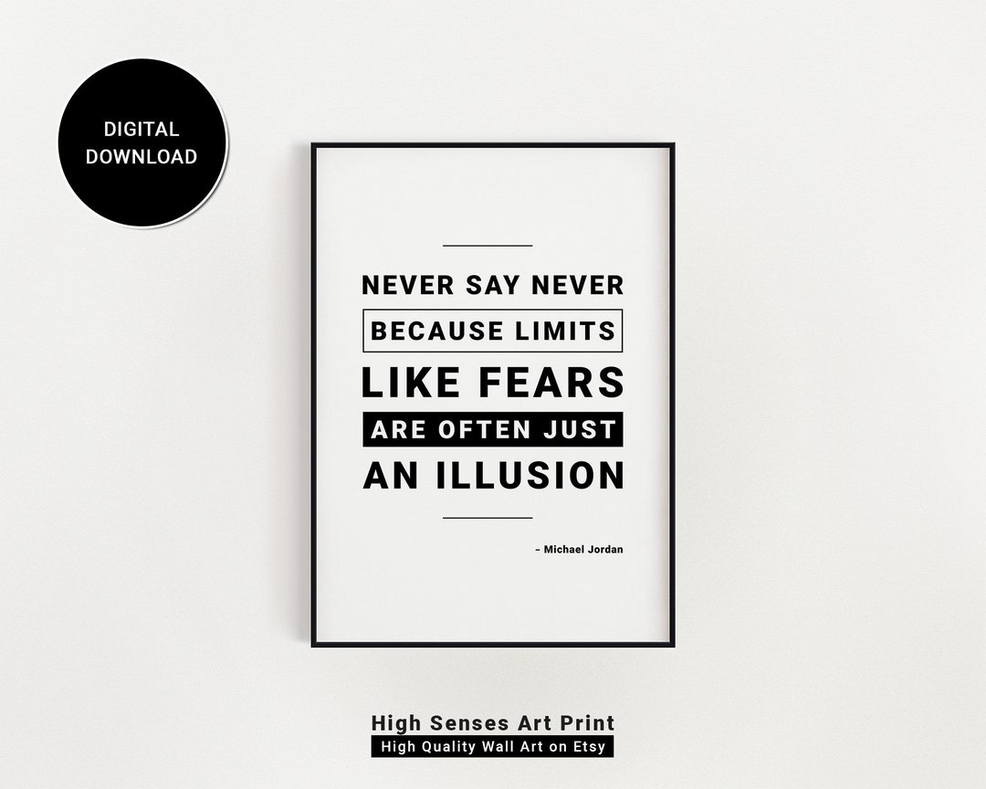 Michael Jordan, Motivational Wall Art Prints, Motivational Printable Minimalist, Sport Poster