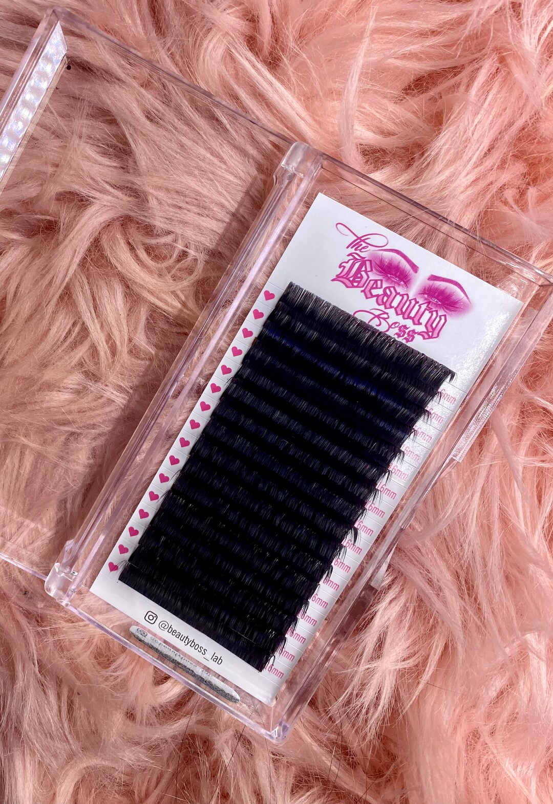 Matte Black Lash Extension Trays .03 Etsy