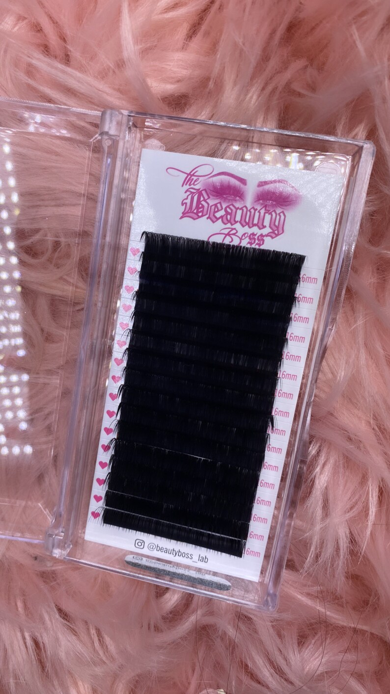 Matte Black Lash Extension Trays .03 Etsy