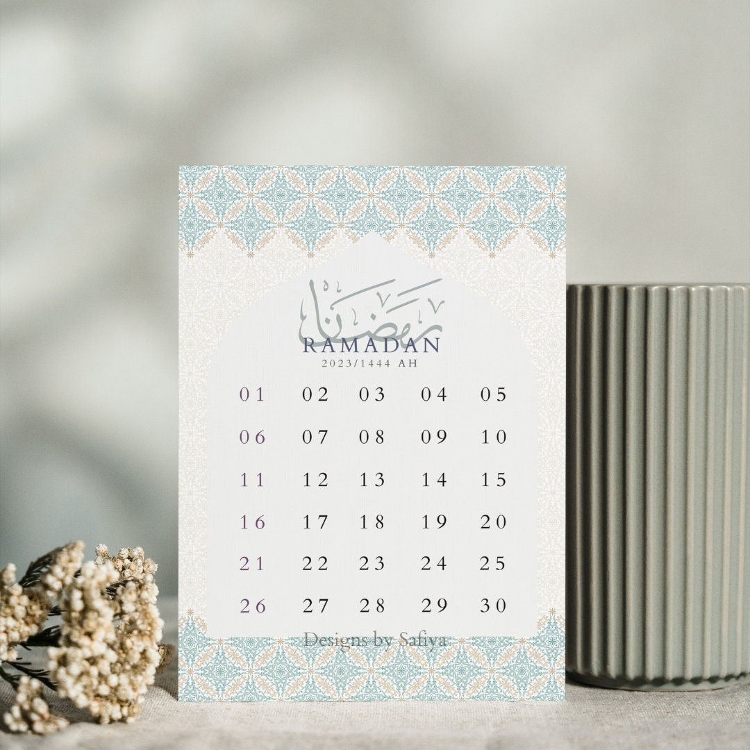 Ramadan Countdown Calendar | Ramadan Countdown | Countdown to Eid ...