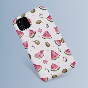 Niedliche Blumen Wassermelone Palästina Handyhülle | Palästina iPhone Hülle | Palästina Samsung Hülle | Hülle | Free Palästina | Liebe Handyhülle