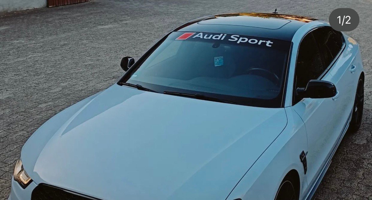 Audi Aufkleber Frontscheibenull