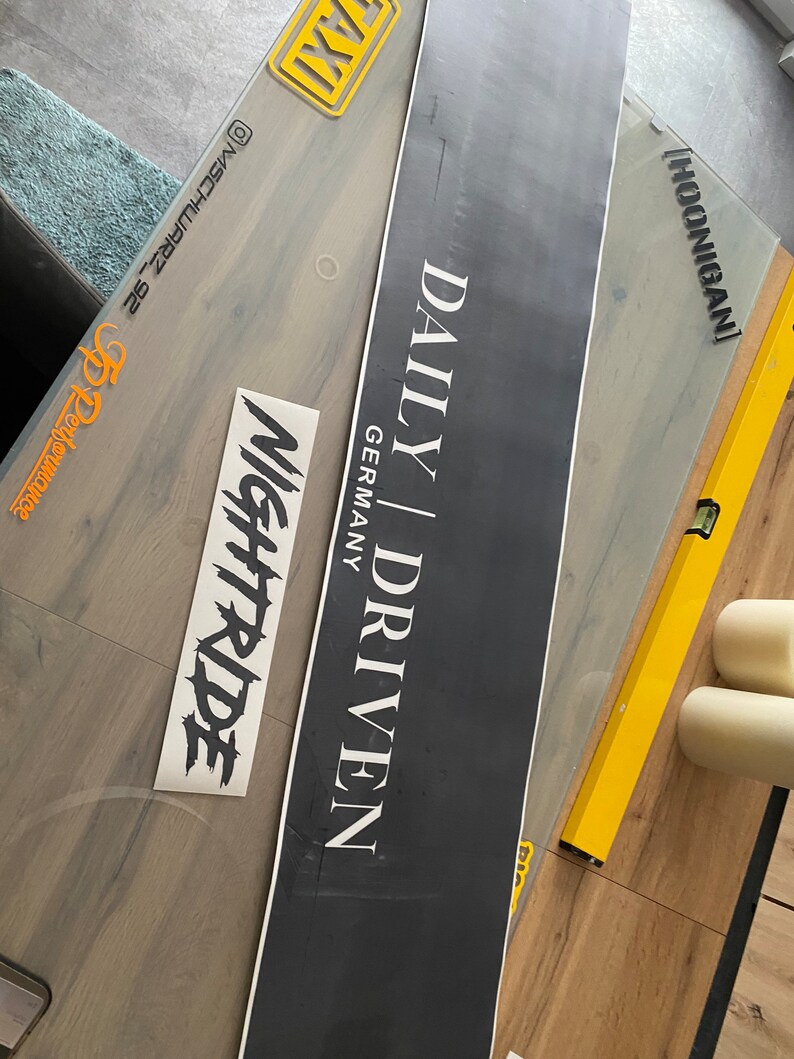 NIGHTRIDE Sticker Car Sticker Matt Black Etsy