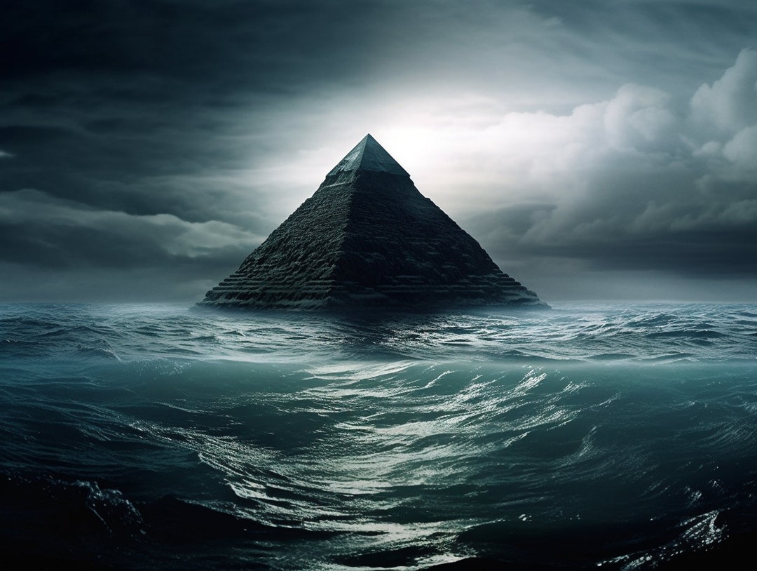 Bermuda Triangle Rising - Mystical Pyramid Emerges From the Ocean