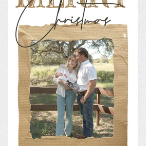 WESTERN CHRISTMAS CARD
