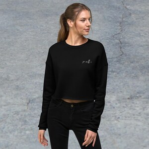 so will i - crop crewneck