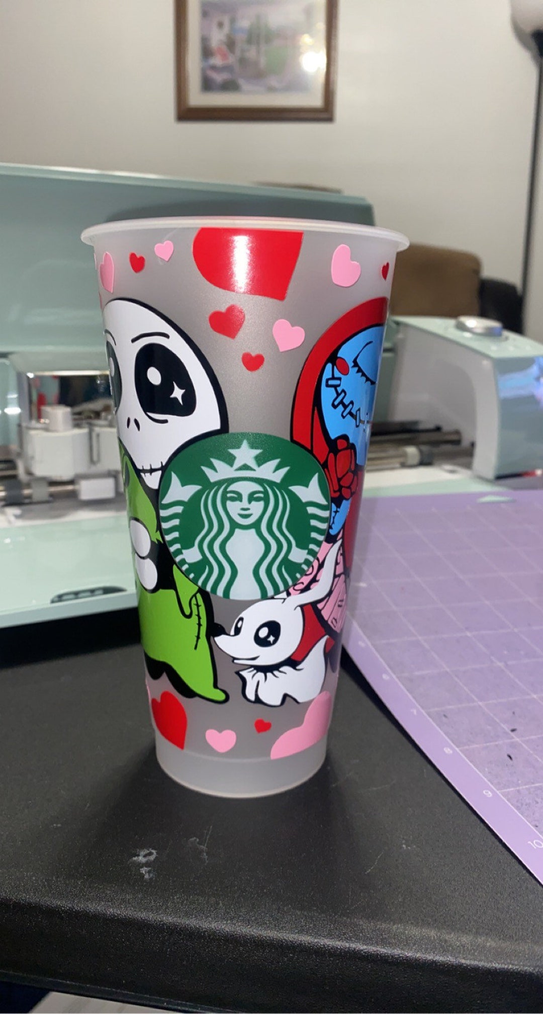 Nightmare Before Christmas Starbucks Cup Nightmare Before Etsy