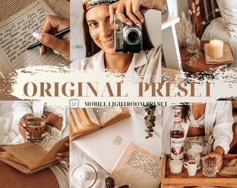 ORIGINAL PRESET | Mobile Lightroom preset, aesthetic preset, instagram preset, fall preset, warm preset