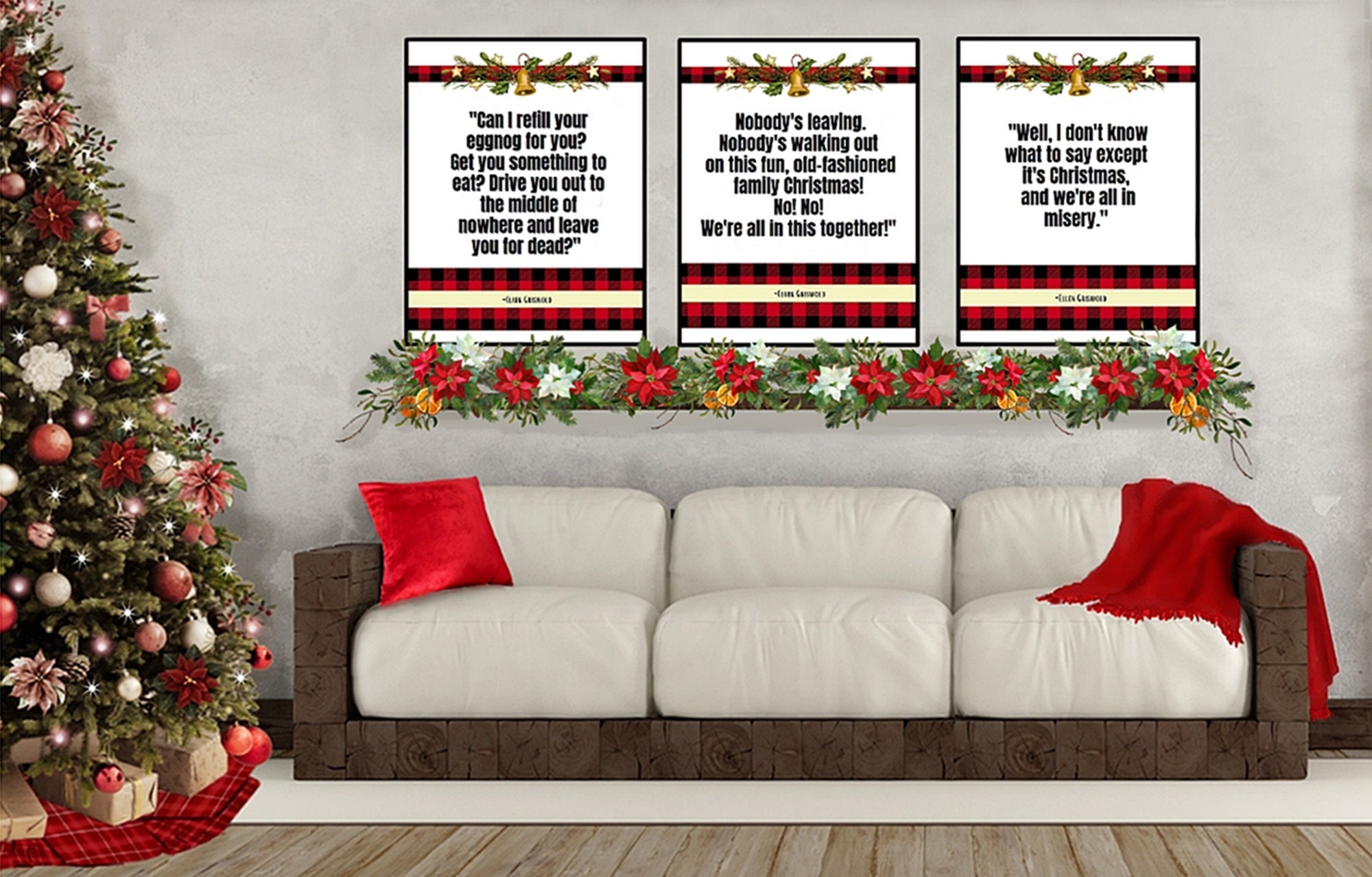 Digital Download, Printable, Christmas Wall Art, Christmas Movie Funny ...