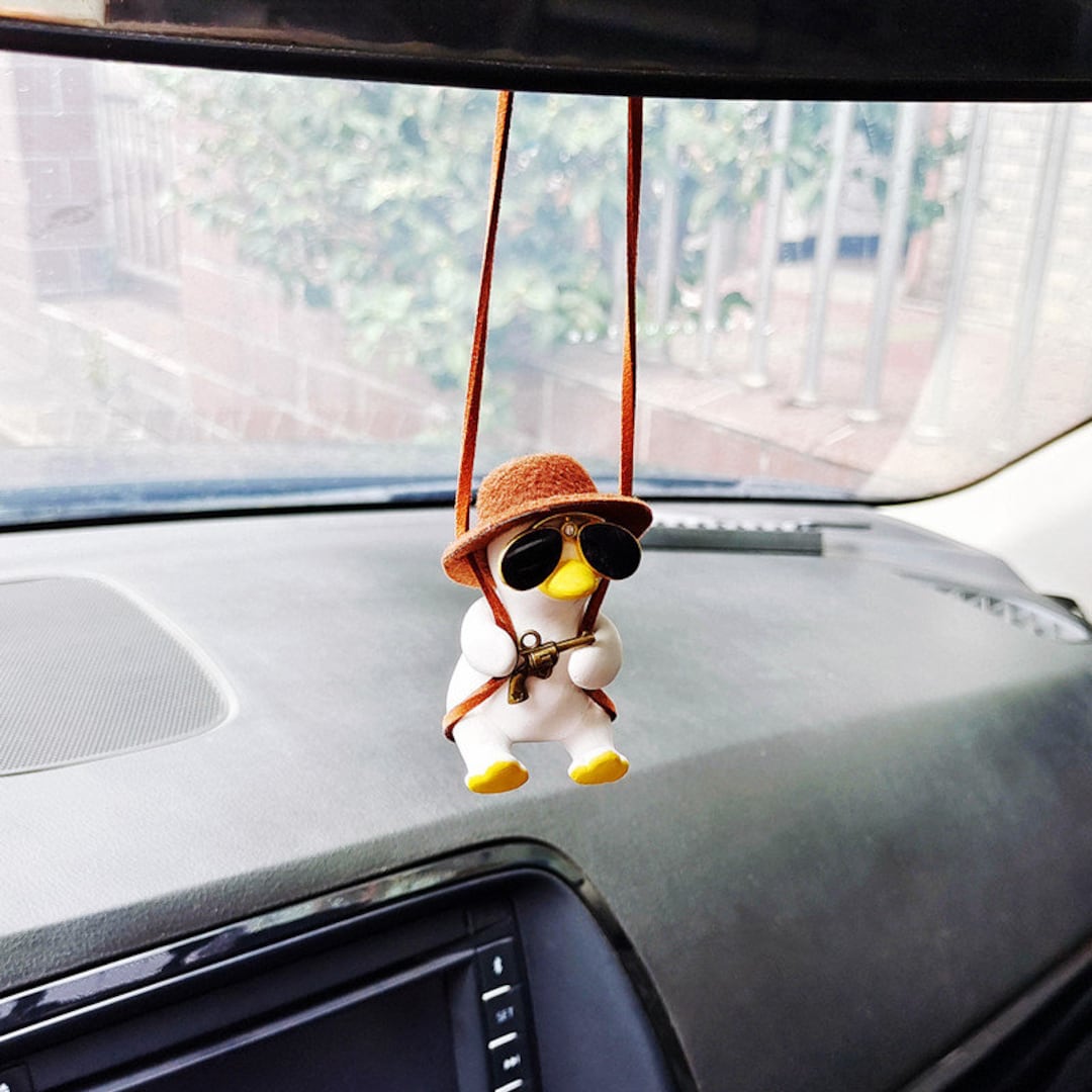 Car Mirror Hanging Accessory, Swinging Duck Car Decoration, Cute Auto  Accessory For Teenagers, Car Pendant Decoration For Trucks, Car Pendants  Hanging Accessories