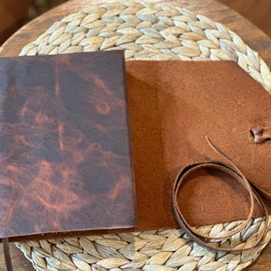 Bison Leather Bible | Genuine Leather Full Wrap Bible | Choose Your Version | Personalize with your Name