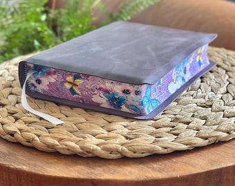 NLT Creative Journaling Bible Hand Bound in Genuine Leather | Add My Name