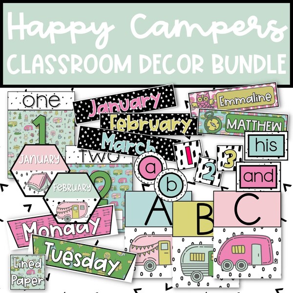 Camping Classroom Etsy