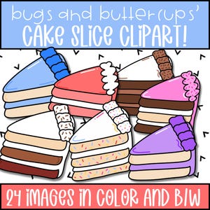 Kuchen Stücke Clipart-Set Kommerzielle Nutzung, Kuchen Clipart PNG Illustrationen