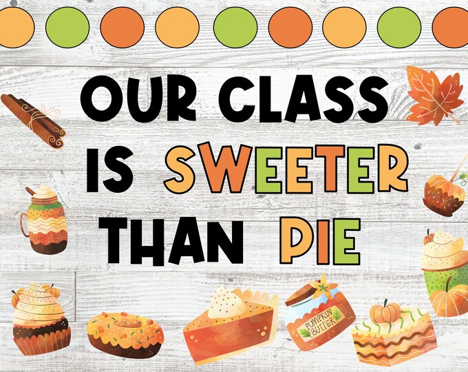 Thanksgiving Bulletin Board Kit, Classroom Decor - Etsy Canada
