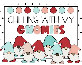 Winter Bulletin Board for Elementary Classroom, Gnomes Bulletin Board, Winter Door Decor, Printable and DIY Bulletin Board Kit for Teachers