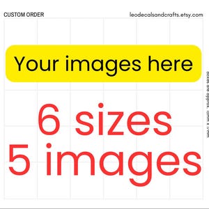 Nail Water Decals - Custom Order - read instructions for ordering