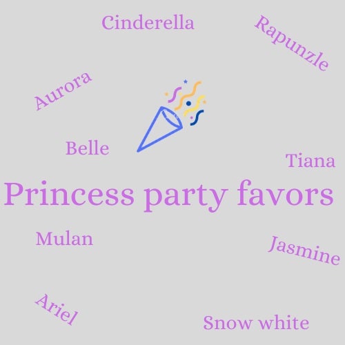 Princess party favors Quanity: 9 for Disney themed party bracelets