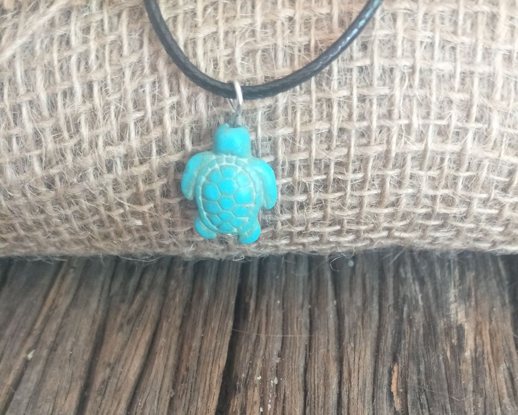 Tortoise Necklace + stud main image 1